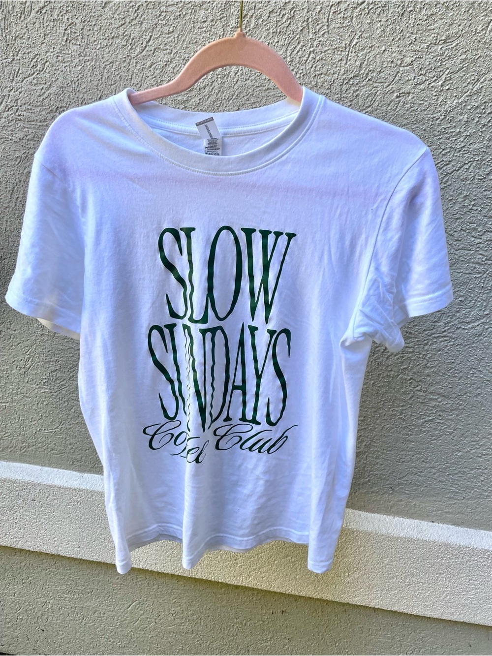Slow Sundays Coffee Club 100% cotton tee